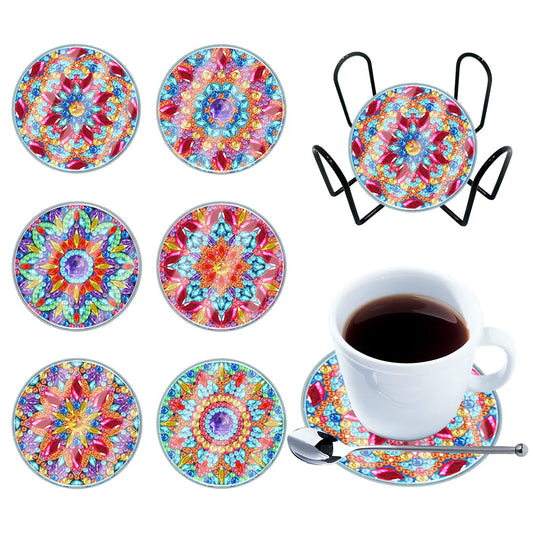 DIY Waterproof Case Classic Mandala C Gift Decor Set - Diamond Coasters