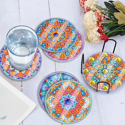 DIY Waterproof Case Classic Mandala A Gift Decor Set - Diamond Coasters