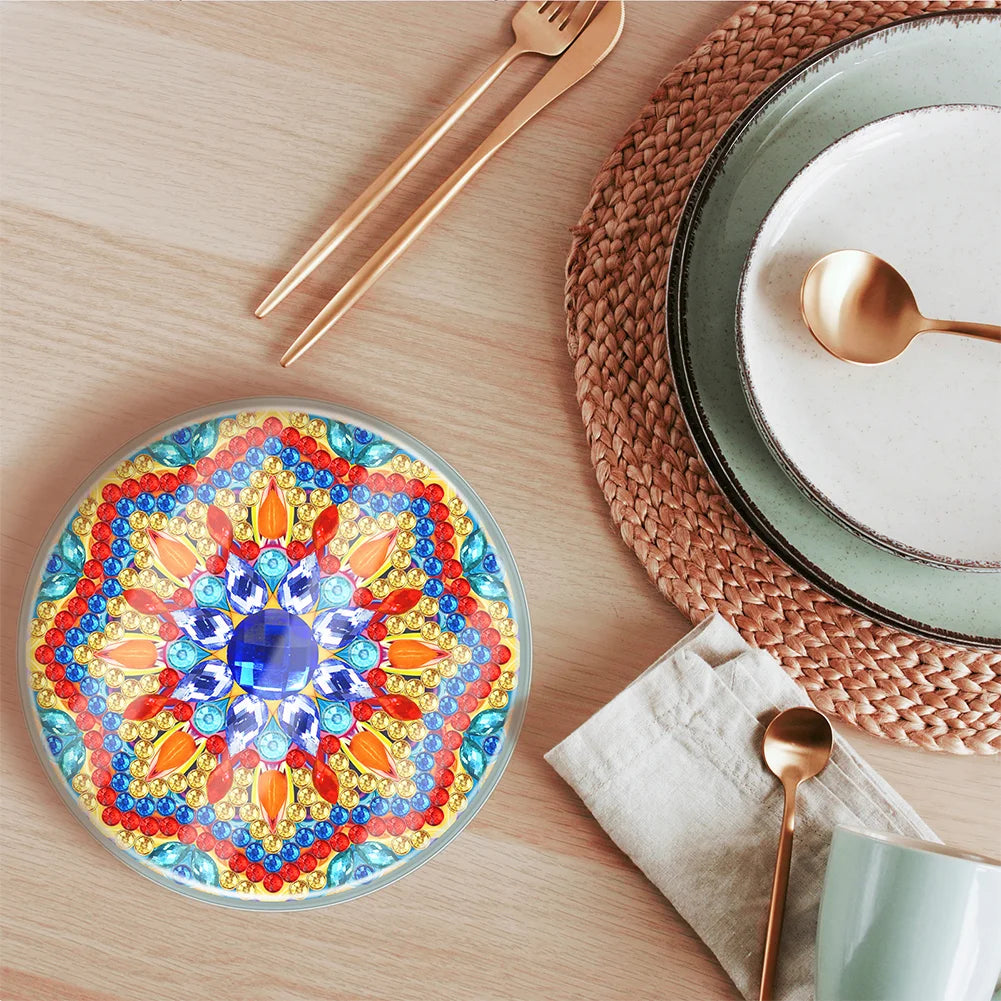 DIY Waterproof Case Classic Mandala B Gift Decor Set - Diamond Coasters