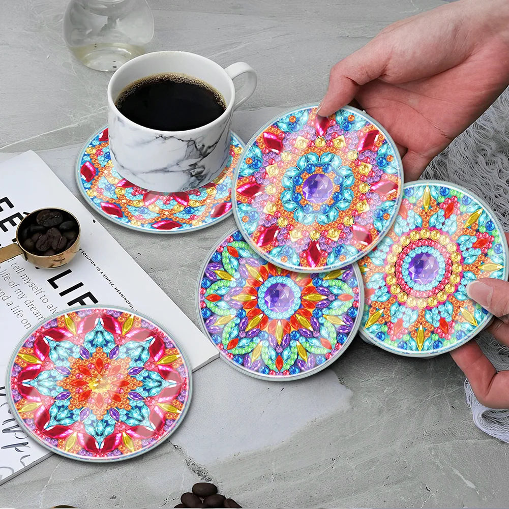 DIY Waterproof Case Classic Mandala C Gift Decor Set - Diamond Coasters