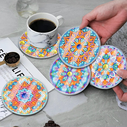 DIY Waterproof Case Classic Mandala A Gift Decor Set - Diamond Coasters