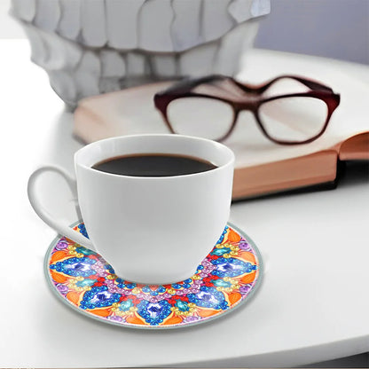 DIY Waterproof Case Classic Mandala B Gift Decor Set - Diamond Coasters