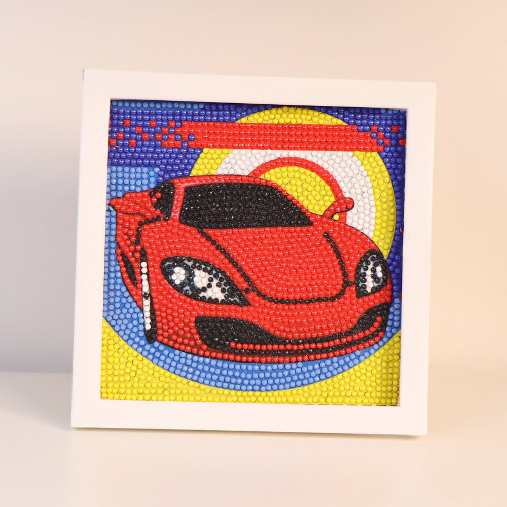 Sports Car Kit For Kids - Diamond Painting