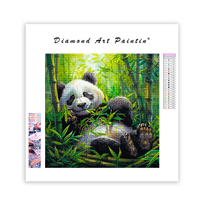 Lazy Panda - Diamond Painting