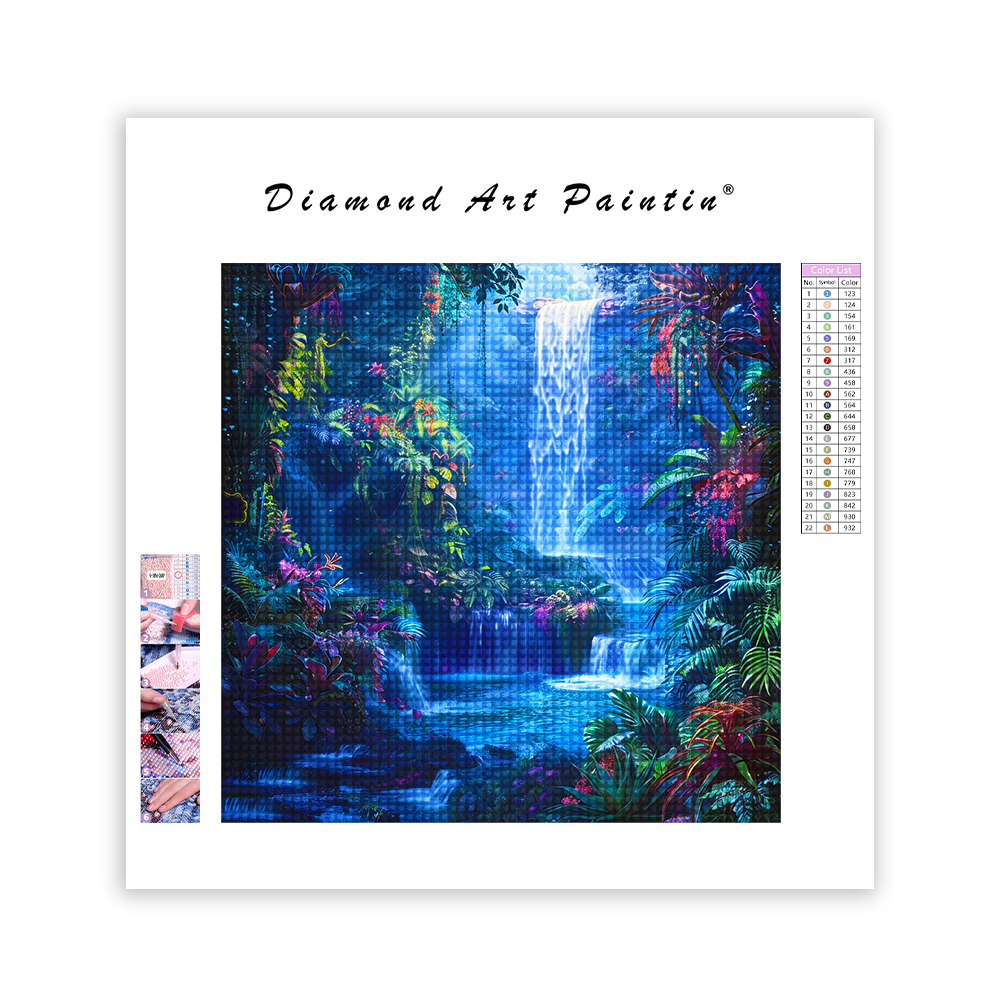 Waterfall Of Floating - Diamond Painting