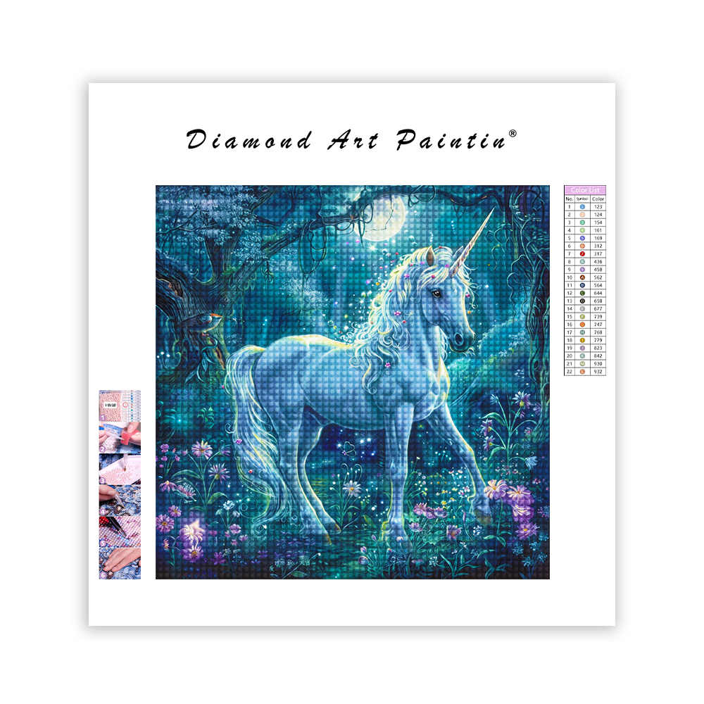 Magic Unicorn - Diamond Painting