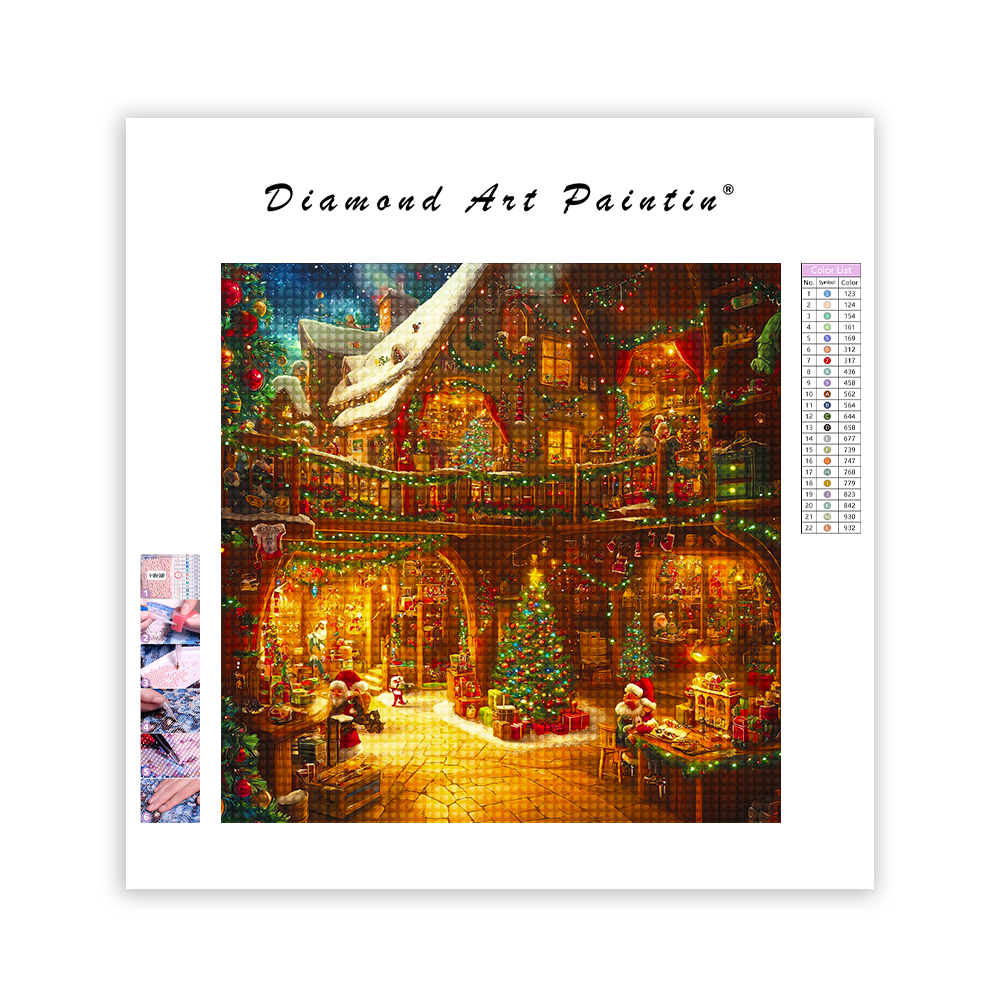 North Pole Workshop - Diamond Painting