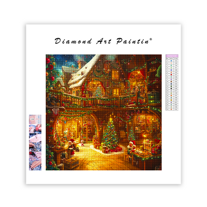 North Pole Workshop - Diamond Painting