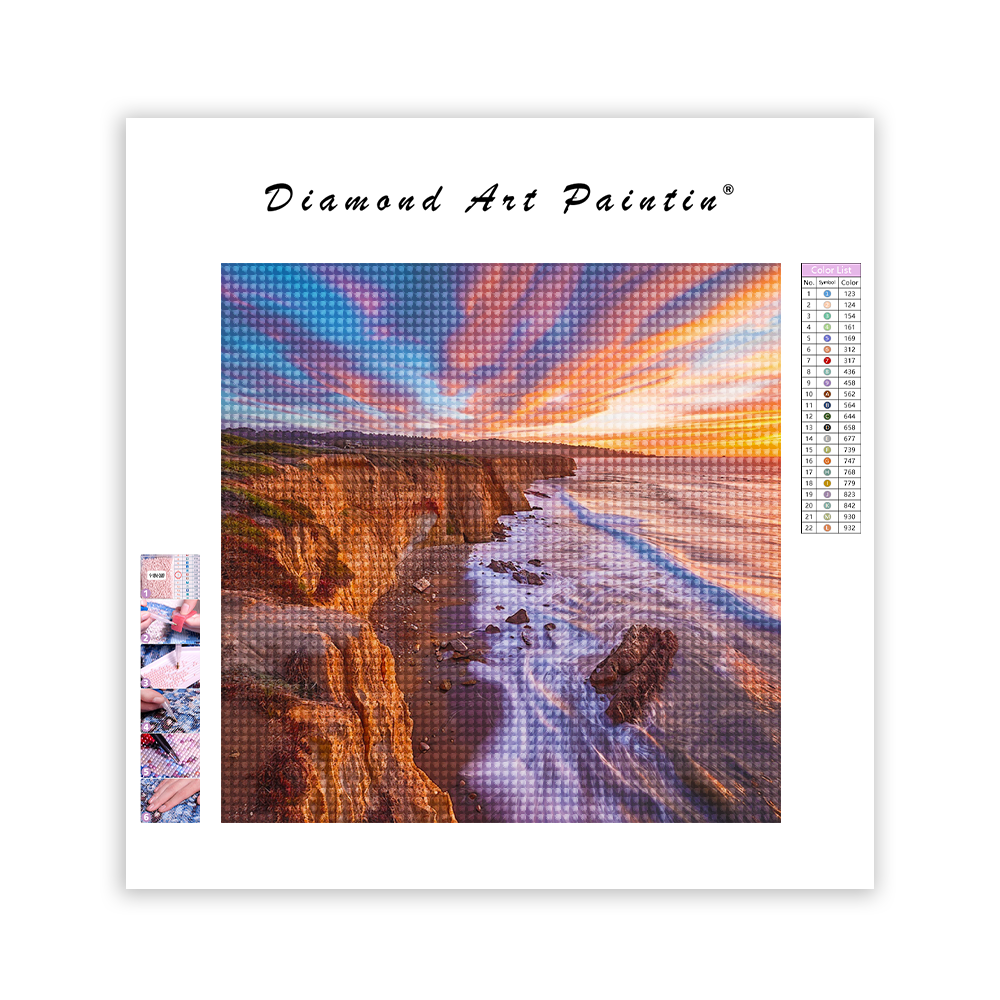 Waves Crashing - Diamond Painting