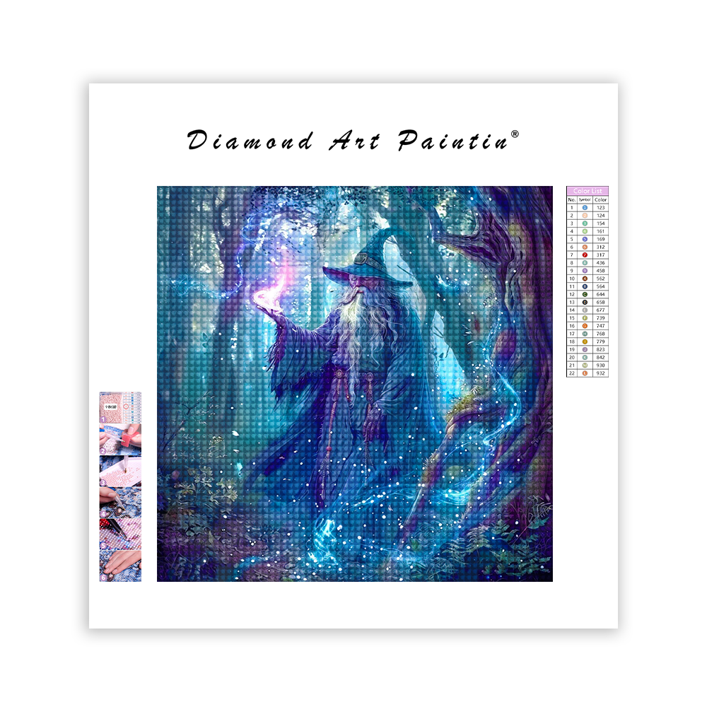 Elf Wizard Ethereal - Diamond Painting