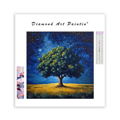 Tree Standing Alone - Diamond Painting