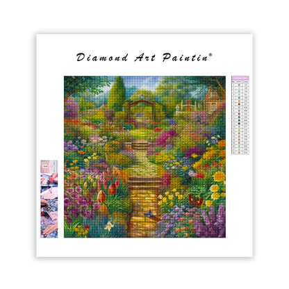 Vibrant Garden - Diamond Painting