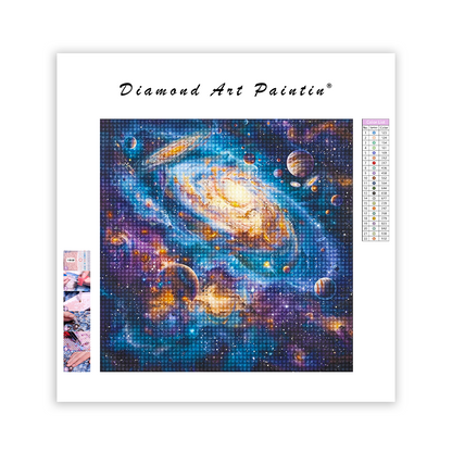 Abstract Galaxy - Diamond Painting