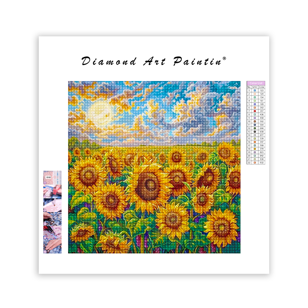 Sunflower Symphony - Diamond Painting