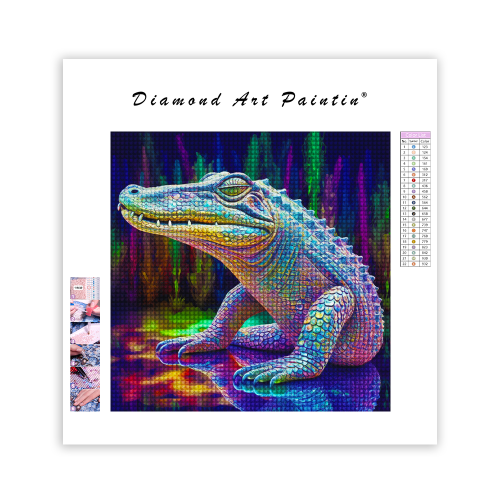 Crocodile - Diamond Painting