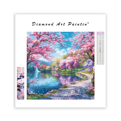 Romantic Sakura - Diamond Painting