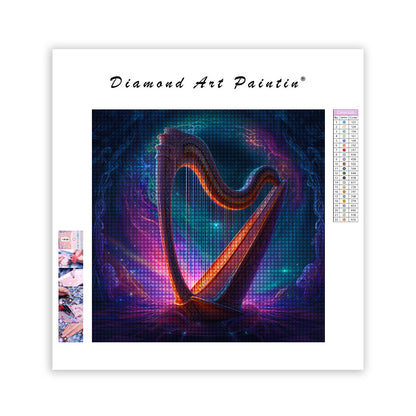 Harp Enchanted - Diamond Painting