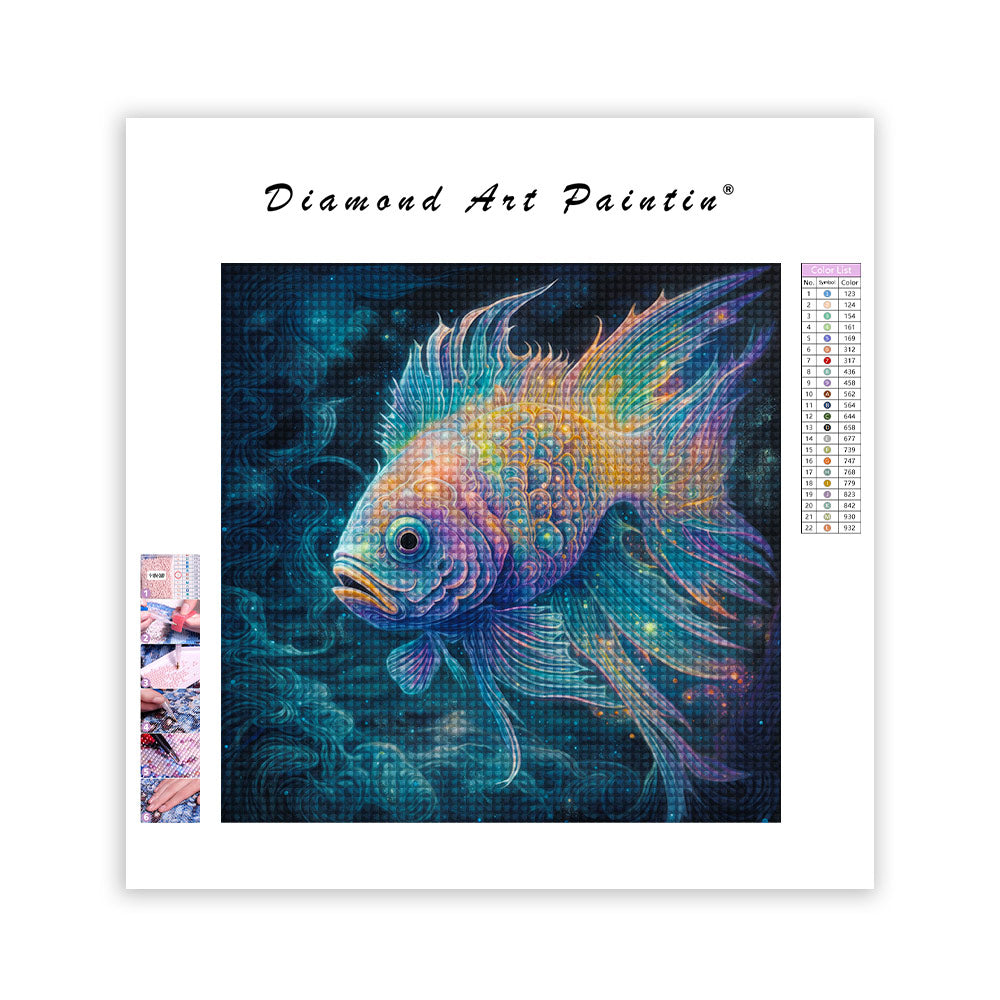 Ancient Fish - Diamond Painting