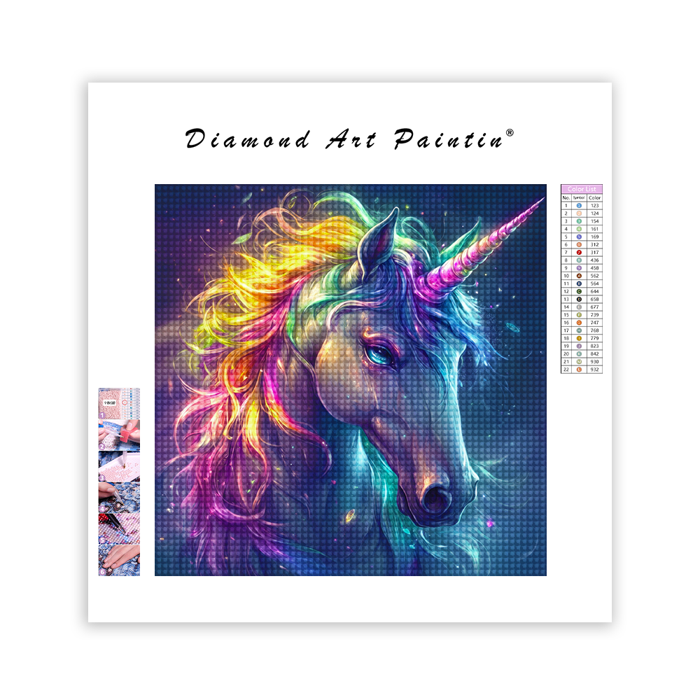 Majestic Unicorn - Diamond Painting