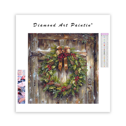 Christmas Wreath - Diamond Painting