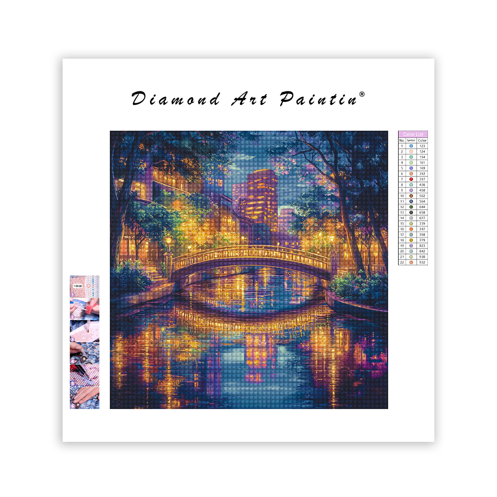 Beautiful Night Scene - Diamond Painting