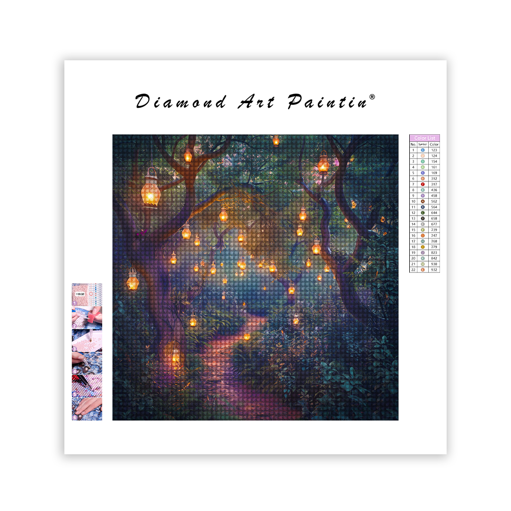 Floating Lanterns - Diamond Painting