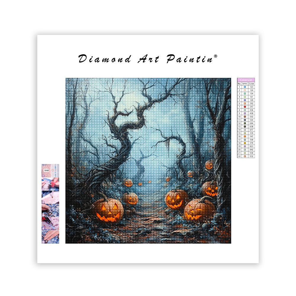 Eerie Forest Filled - Diamond Painting