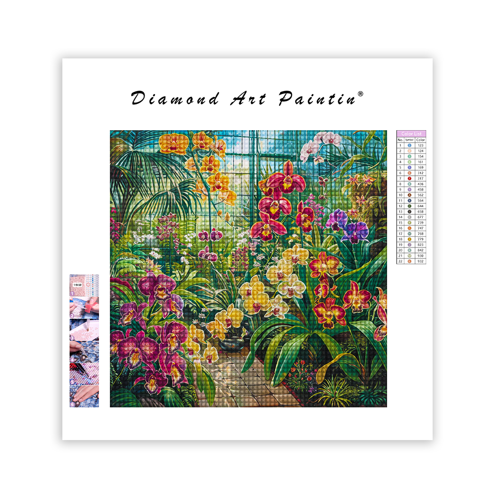 Potted Flowers - Diamond Painting