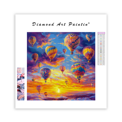 Hot Air Balloons - Diamond Painting