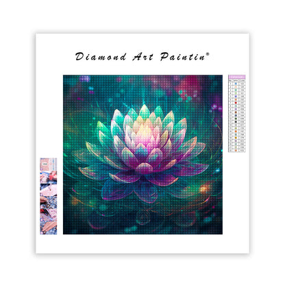 Mystical Lotus Flower - Diamond Painting