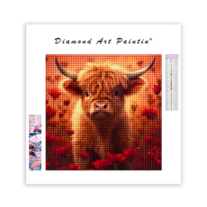 Red Calf - Diamond Painting