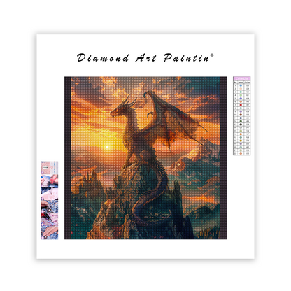 Dusk Dragon - Diamond Painting