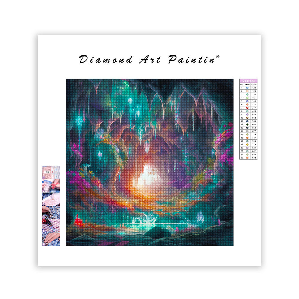 Enchanted Cave - Diamond Painting