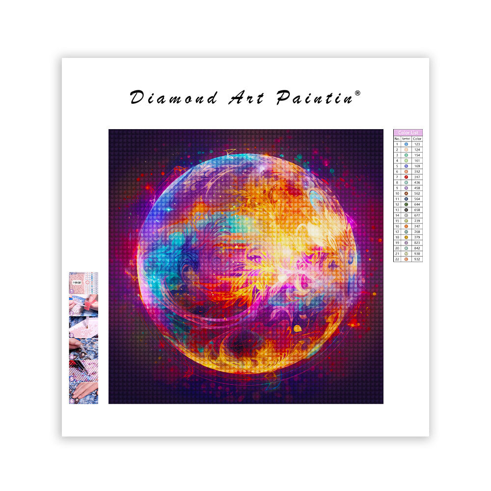 Swirling Light- Diamond Painting