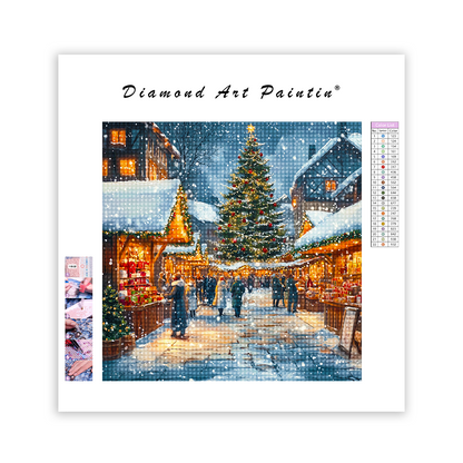 Christmas Market - Diamond Painting