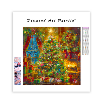 Christmas Tree Full Of Gifts-Diamond Painting