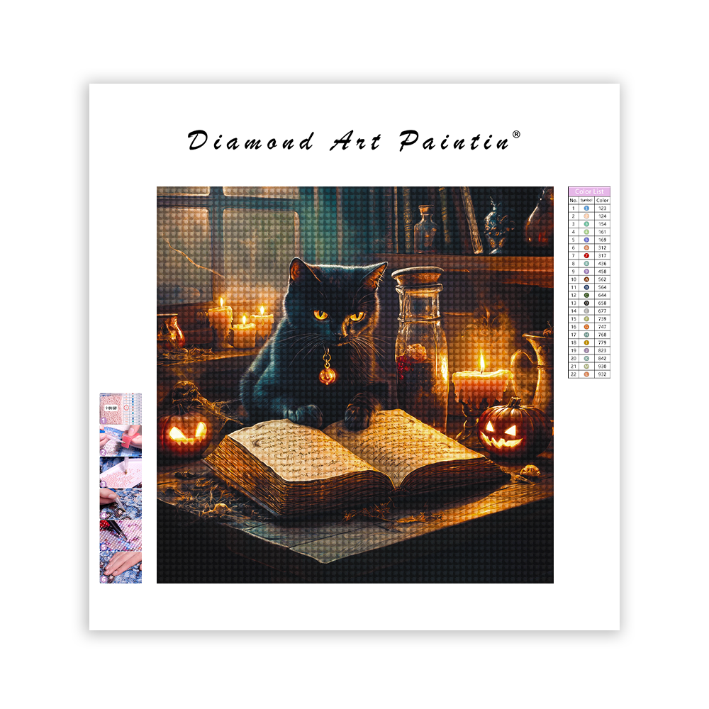 Cat Sitting Beside - Diamond Painting