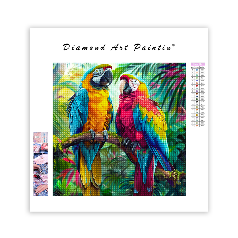 Parrot Bird - Diamond Painting