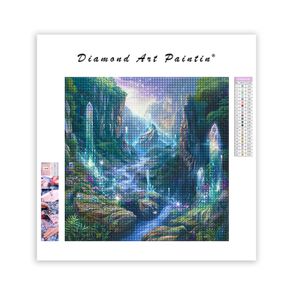 Crystal Valley-Diamond Painting