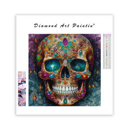 Skull Adorned - Diamond Painting