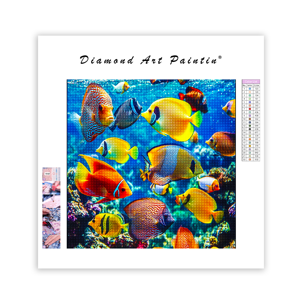 Tropical Fish - Diamond Painting