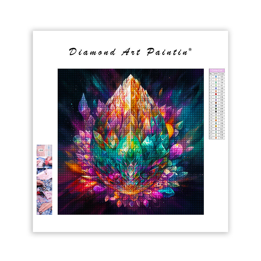 Mystical Gem Vibrant - Diamond Painting