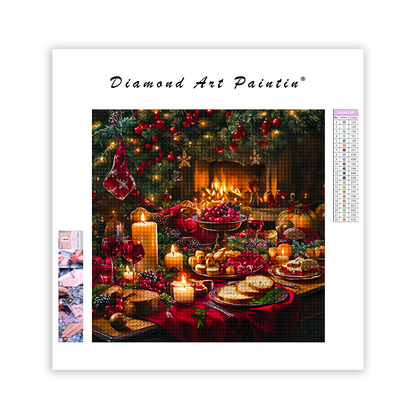 Christmas dinne - Diamond Painting