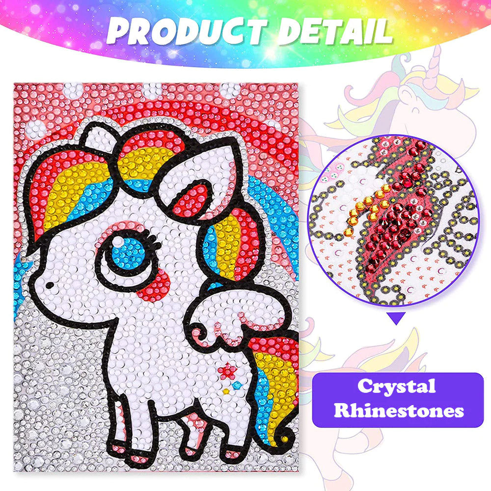 Colored Dog Kit For Kids - Diamond Painting