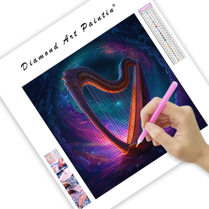 Harp Enchanted - Diamond Painting