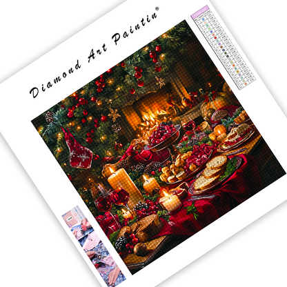 Christmas dinne - Diamond Painting