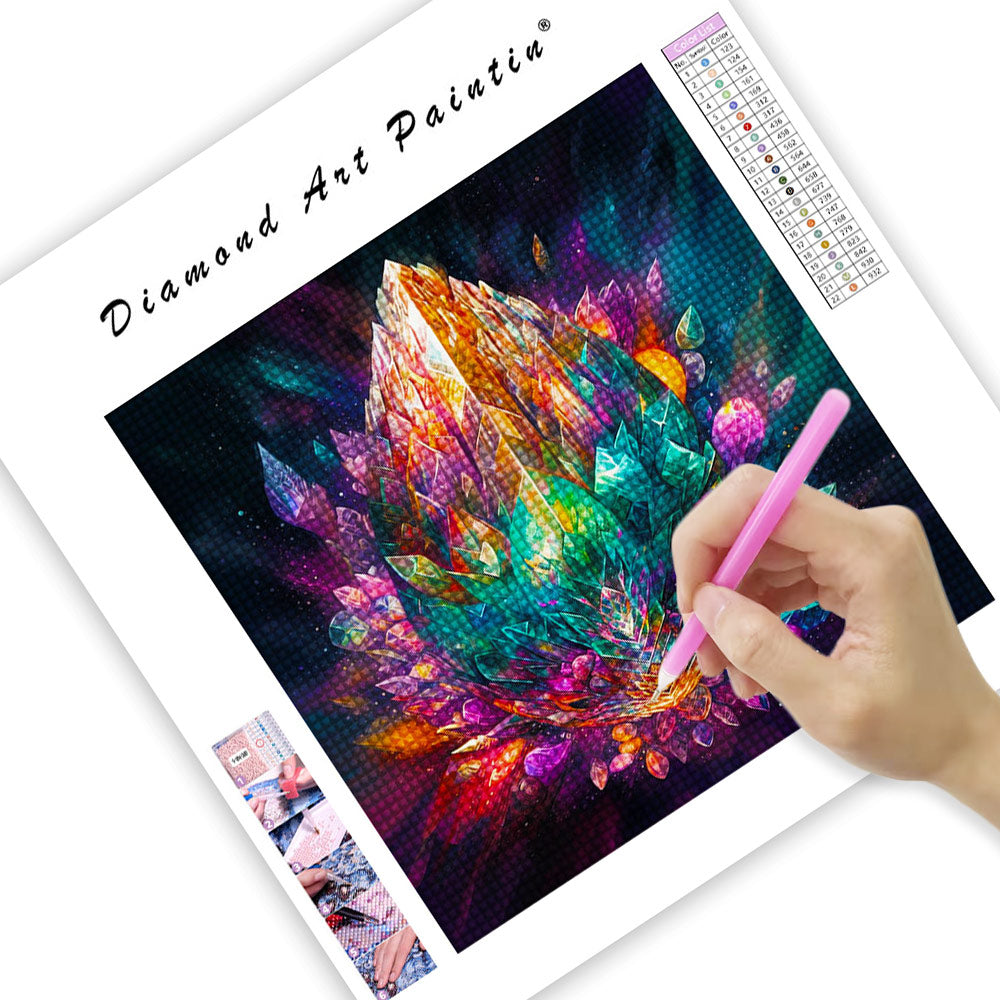 Mystical Gem Vibrant - Diamond Painting