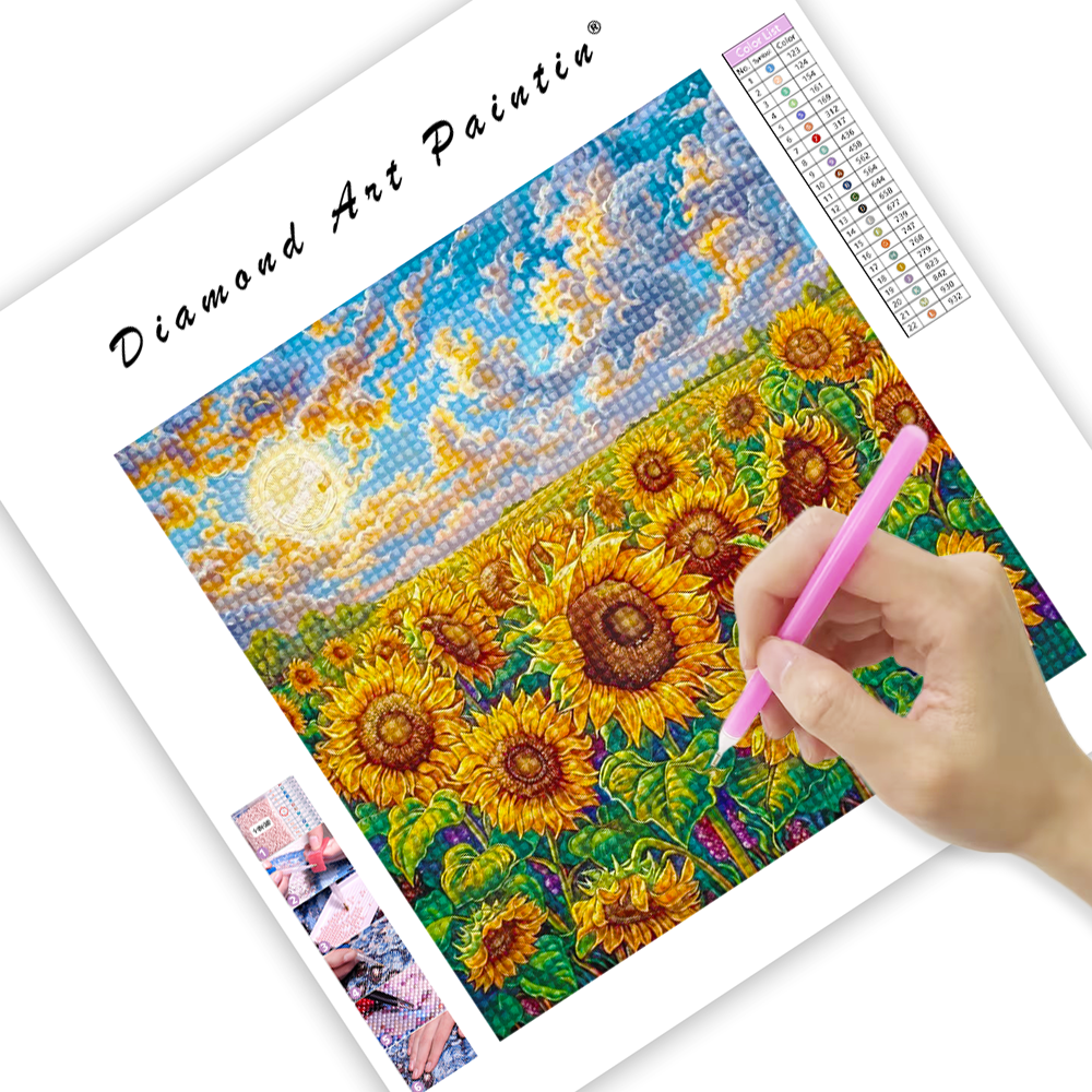 Sunflower Symphony - Diamond Painting