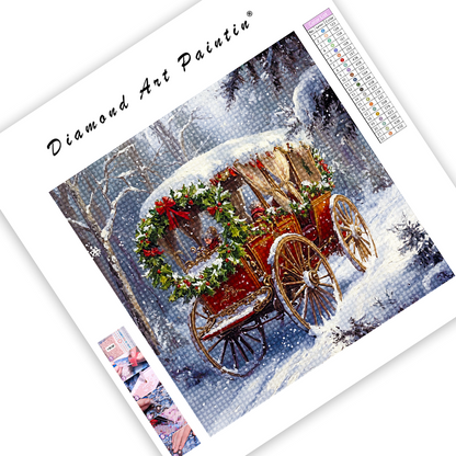 Victorian Christmas Sleigh Ride - Diamond Painting