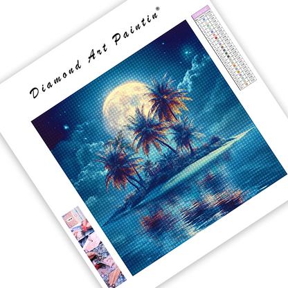 Tranquil Tropical Island - Diamond Painting